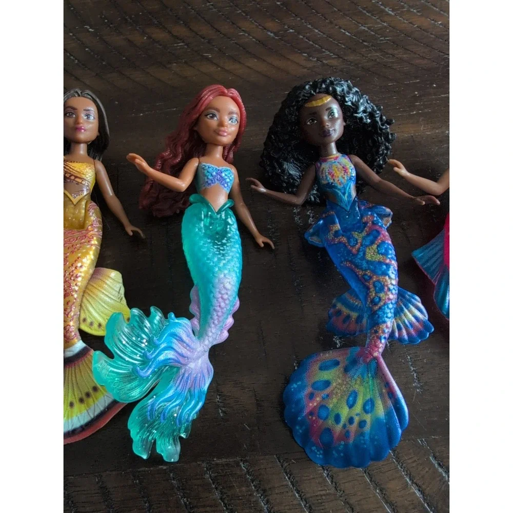 Mattel Disney Princess Ariel & Her Sisters Live Action Movie Dolls Mermaids